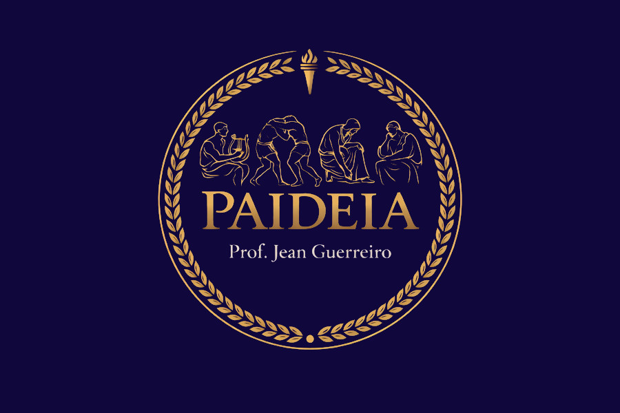 Emblema PAIDEIA — Prof. Jean Guerreiro